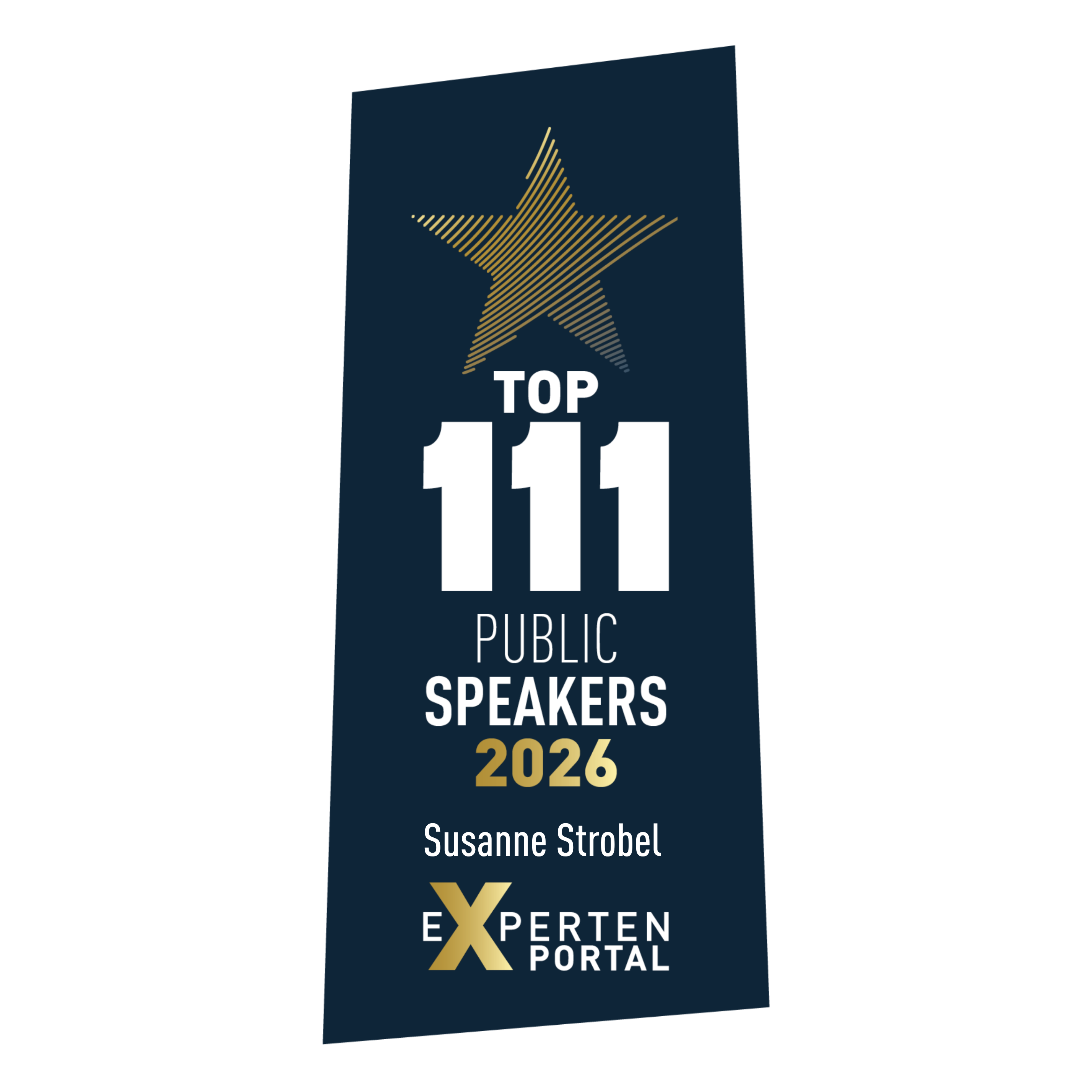 Top 111 Public Speakers 2026 – Susanne Strobel – Expertenportal